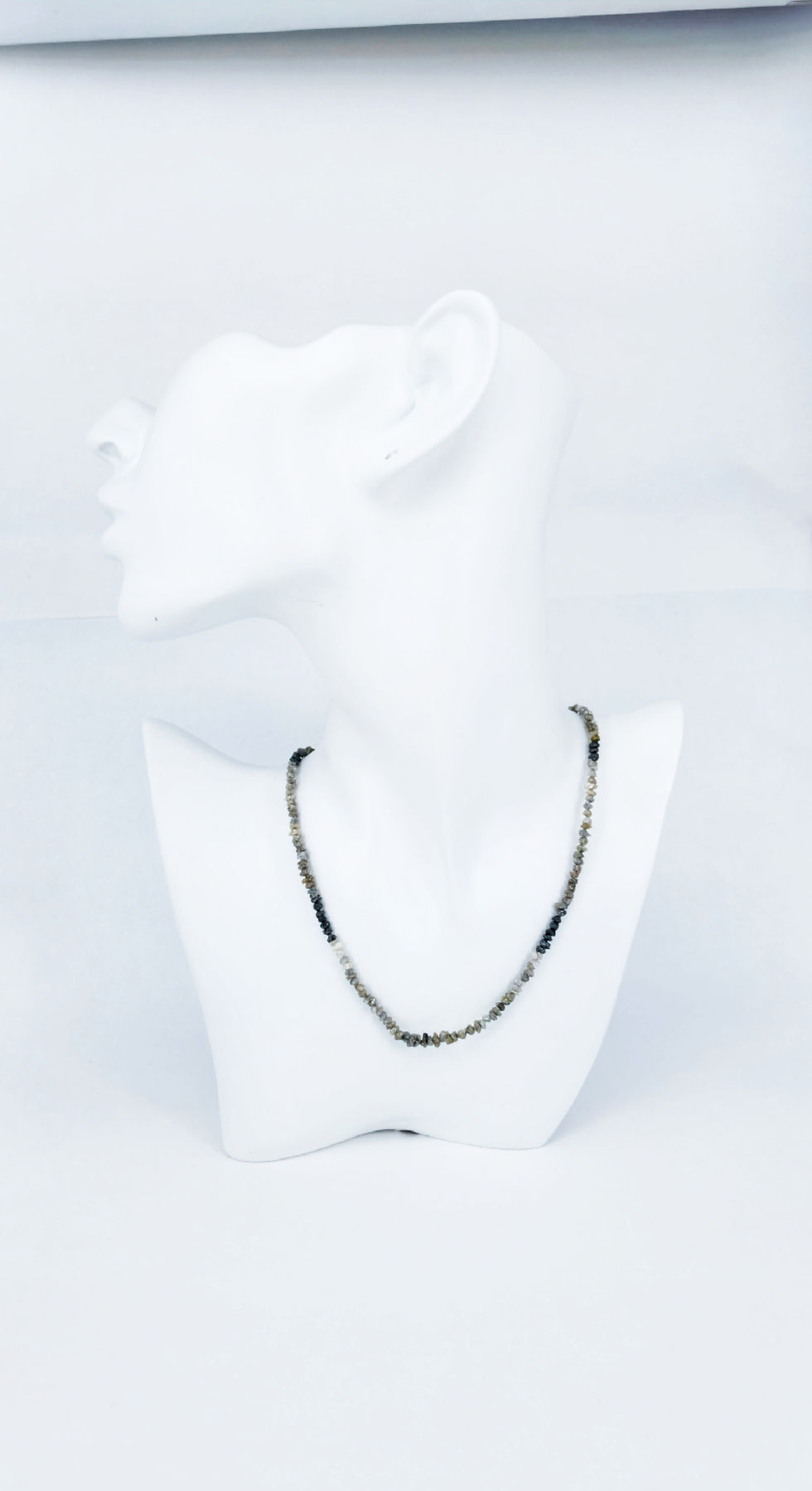 Miniaturbild: Rohdiamantkette - handgefertigtes buntes Collier - sehr selten