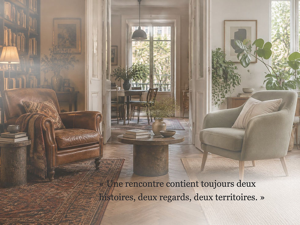 deux fauteuils dans deux univers différents