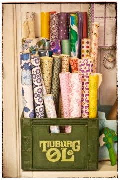 art papers inside soda plastic bottle box