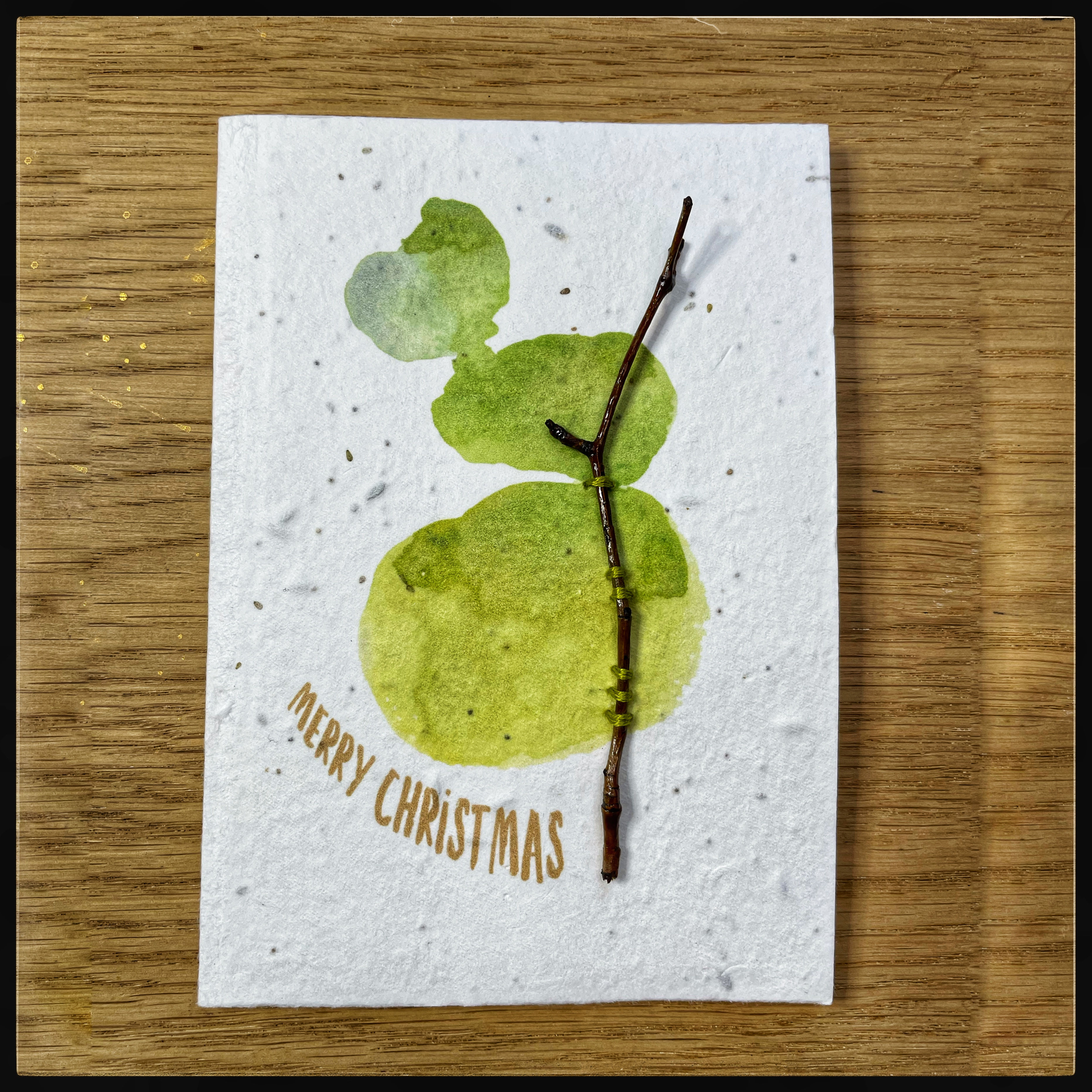 Minimal Christmas postcard I