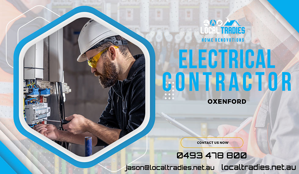 Electrical contractor near me Oxenford