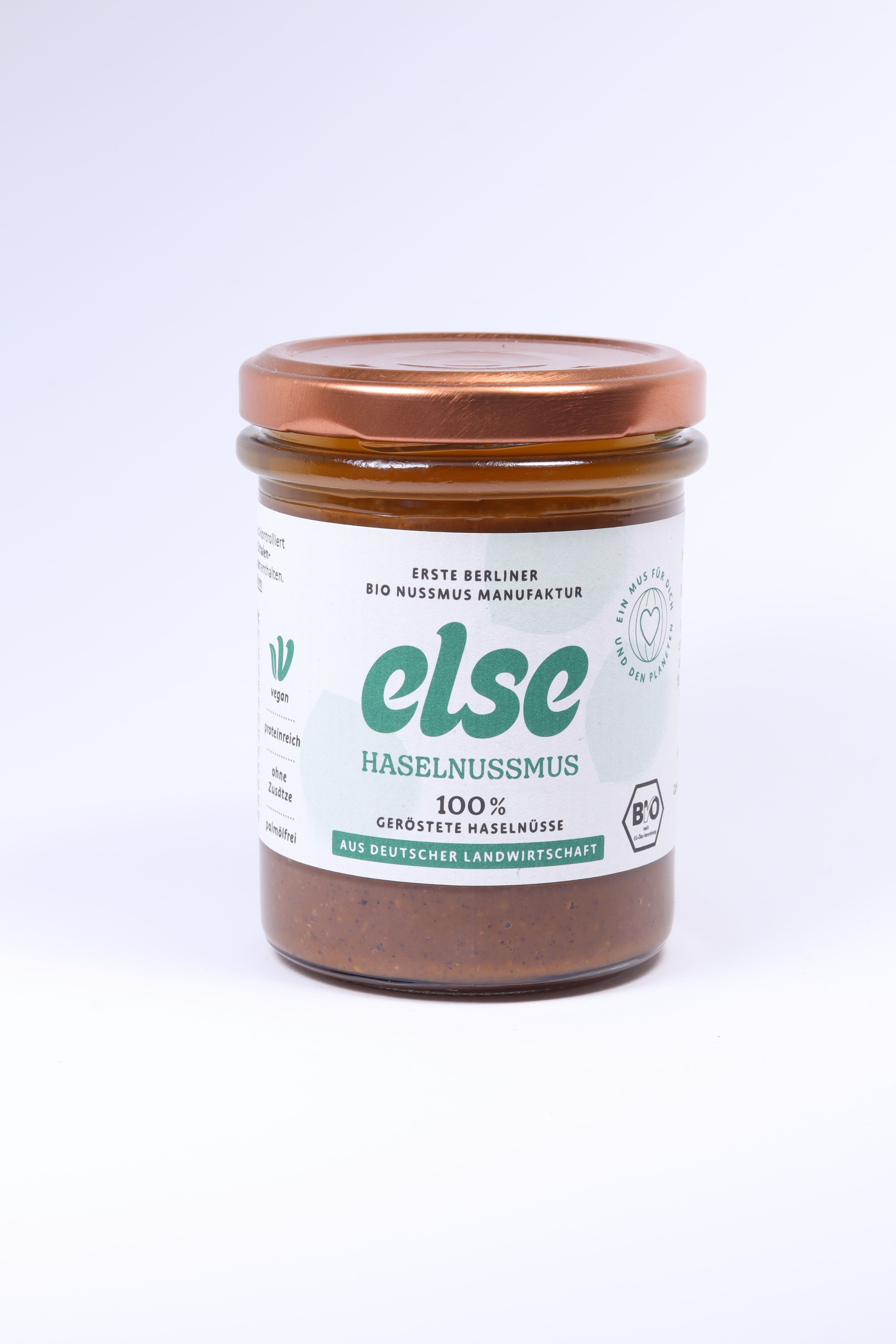 Haselnussmus kräftig Bio 200g