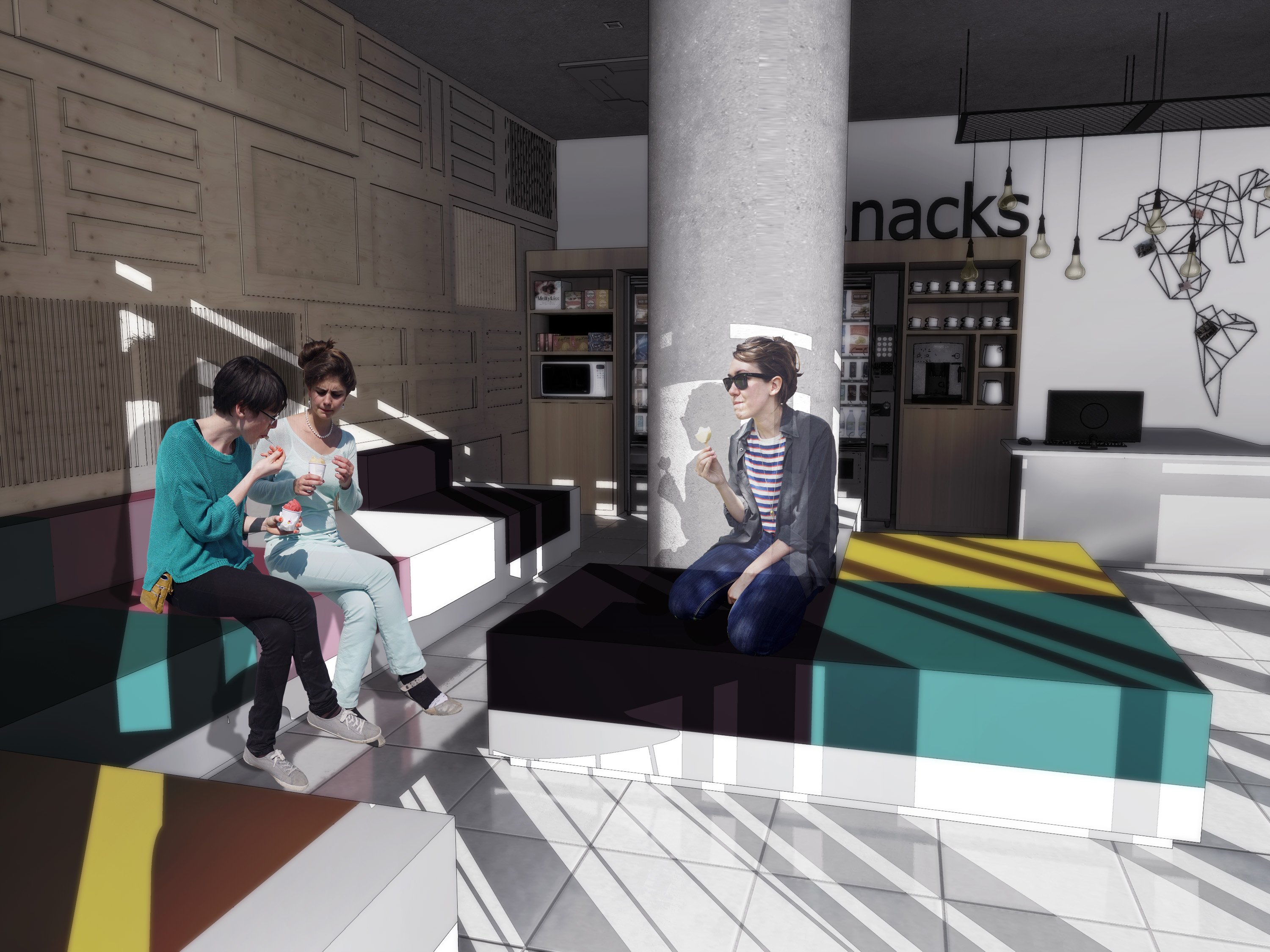 Hotel Ibis Budget Rio de Janeiro Baumann Arquitetura - Lobby 02