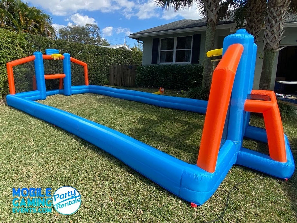 Inflatable Sports Court - Party Rentals - Near Me - Bar Mitzvah - Group Event - Inflatable - Party - Basketball - 954-408-1881 - Hialeah - Miramar - Plantation - Boca