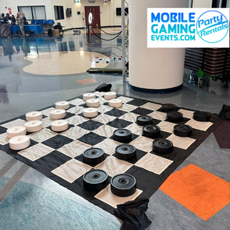 Jumbo Checkers in Orlando - Game Rental - Near me - Birthday Party - 954-408-1881