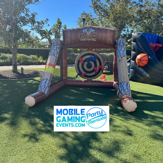 Inflatable Axe Throwing - Inflatable Games - Outdoor Fun - Near Me - Davie - Parkland - Plantation
