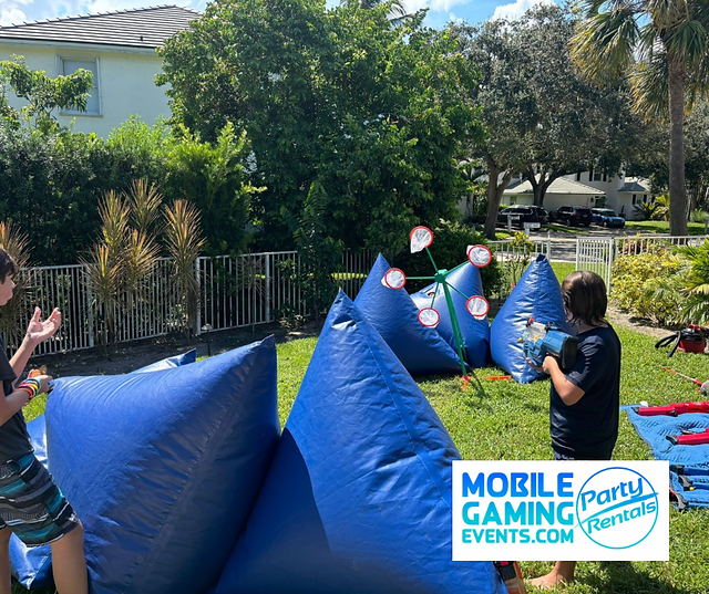 Nerf rentals in Parkland - Near Me - Nerf - Birthday - Kids Party - Entertainment - Mom Approved - 954-408-1881 - Boca - Naples - Parkland - Davie - Coral Springs