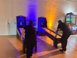 Corporate Fun: Adults Battle on South Florida Skeeball Lanes