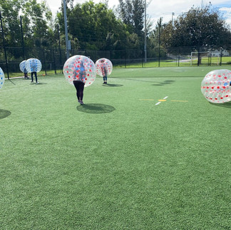 Bubble Soccer Rentals are great on any grass area. Great to play with any kind of teams or large groups. Call or text 954-408-1881