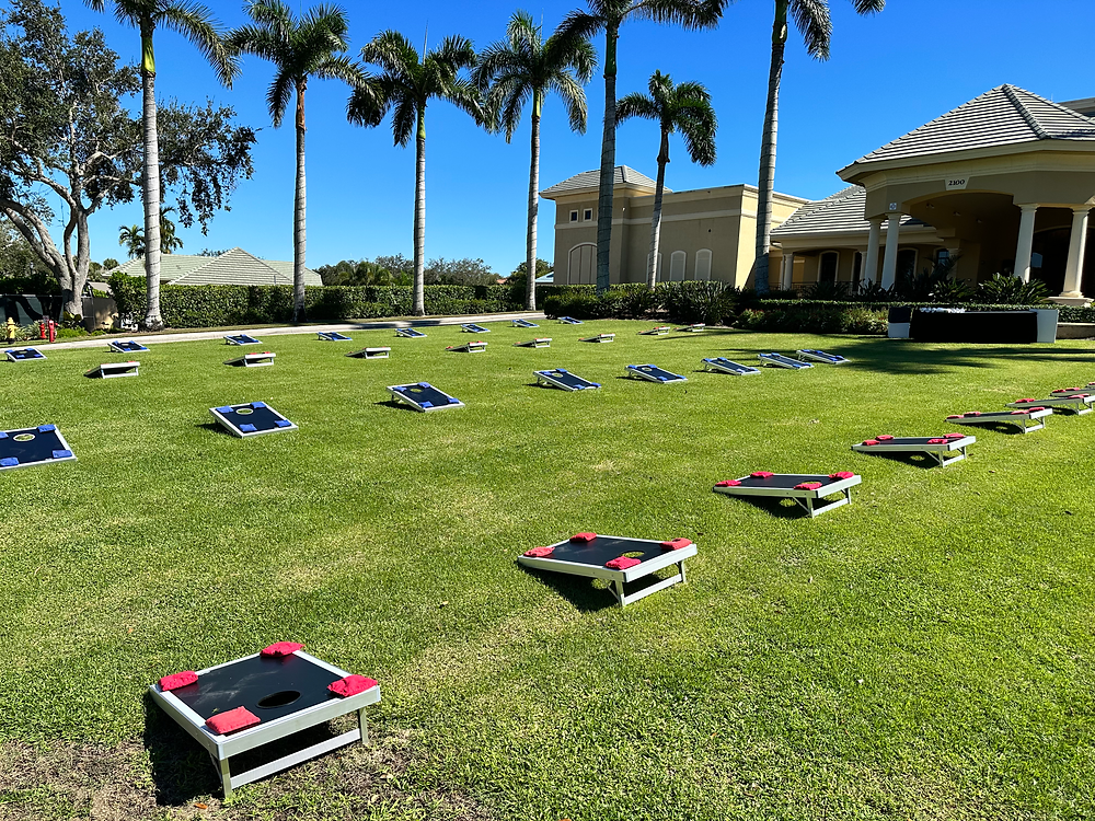 Cornhole or Bean Bag Toss Rental Tampa Bay Florida