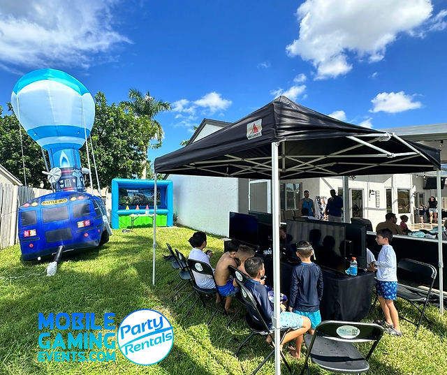 Video Game Party - Kids Birthday - Holiday - Party - Kids Event - Corporate Event - 954-408-1881- Christmas Party - Fortnite - Bar Mitzvah - Hanukkah - Central Florida - Orlando - Maitland - Winter Park - Isleworth - Oviedo - Sanford