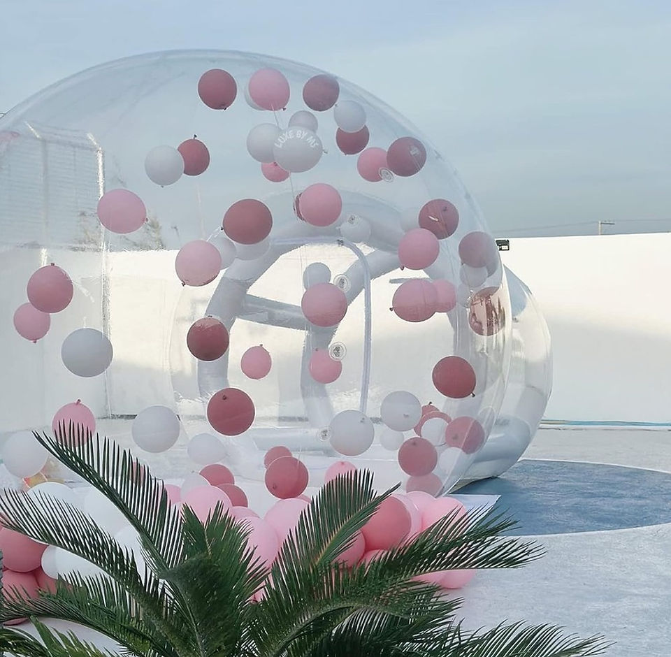 Plan Your Perfect Party with our Bubble Balloon House in Naples, Key West, Doral, Vero Beach, Titusville, and Kissimmee. Contact 954-408-1881!