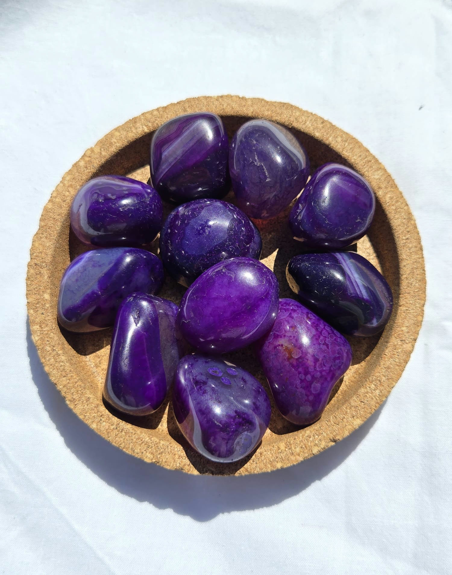 Ágata Morada Canto Rodado