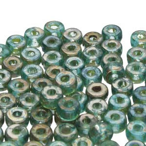 Size 2 Aqua Rembrandt Seed Beads MTB02-60020-43500