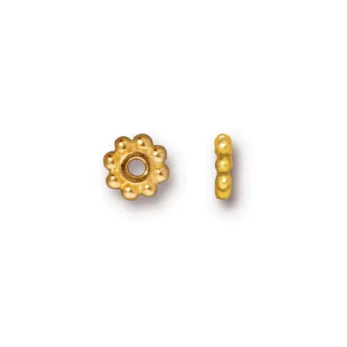 Thumbnail: 6mm Daisy Spacer Bead Pack Of 200 93-0407