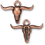 Thumbnail: Longhorn Charm 94-2576