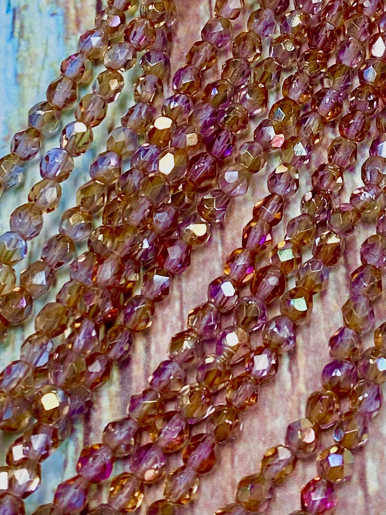 4mm Alexandrite Celsian Fire Polish Beads