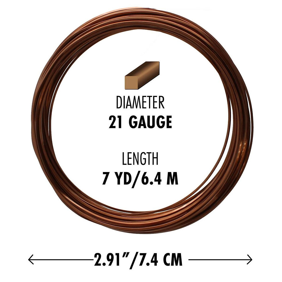 Thumbnail: 21 Ga. Square Soft Tempered Tarnish Resistant Wire CW21SQ