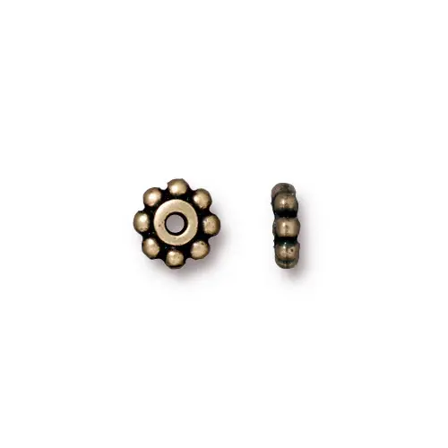 Thumbnail: 6mm Daisy Spacer Bead Pack Of 200 93-0407
