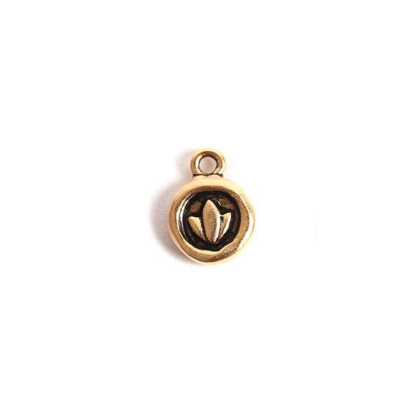 Thumbnail: Itsy Circle Lotus Charm CICL Nunn