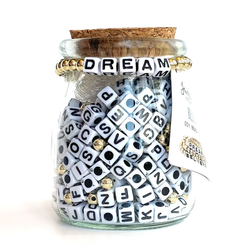 Square DREAM Jar DIY Bead Kit