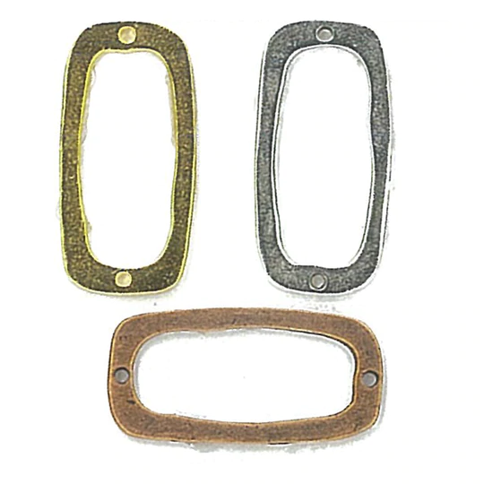 Organic 31x15mm Open Rectangle Link 2062 Pack of 6