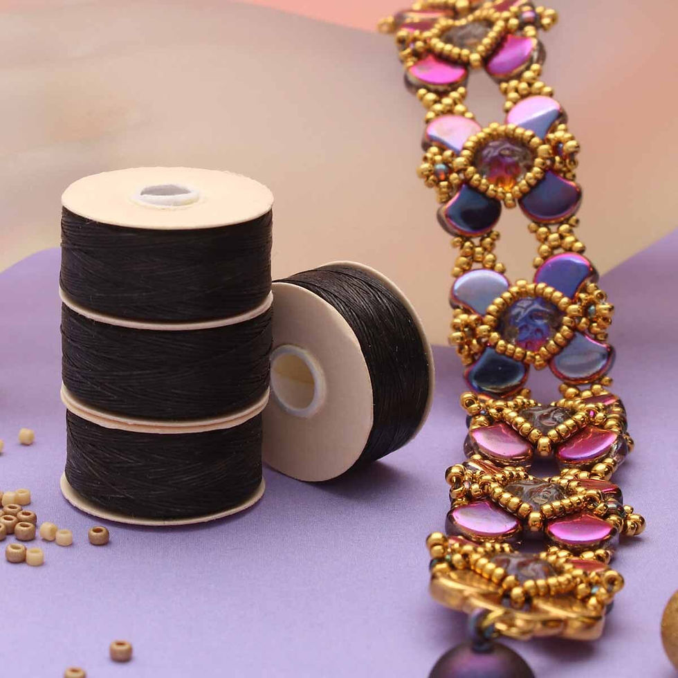 Thumbnail: Nymo Thread Size B Black NYMBBK