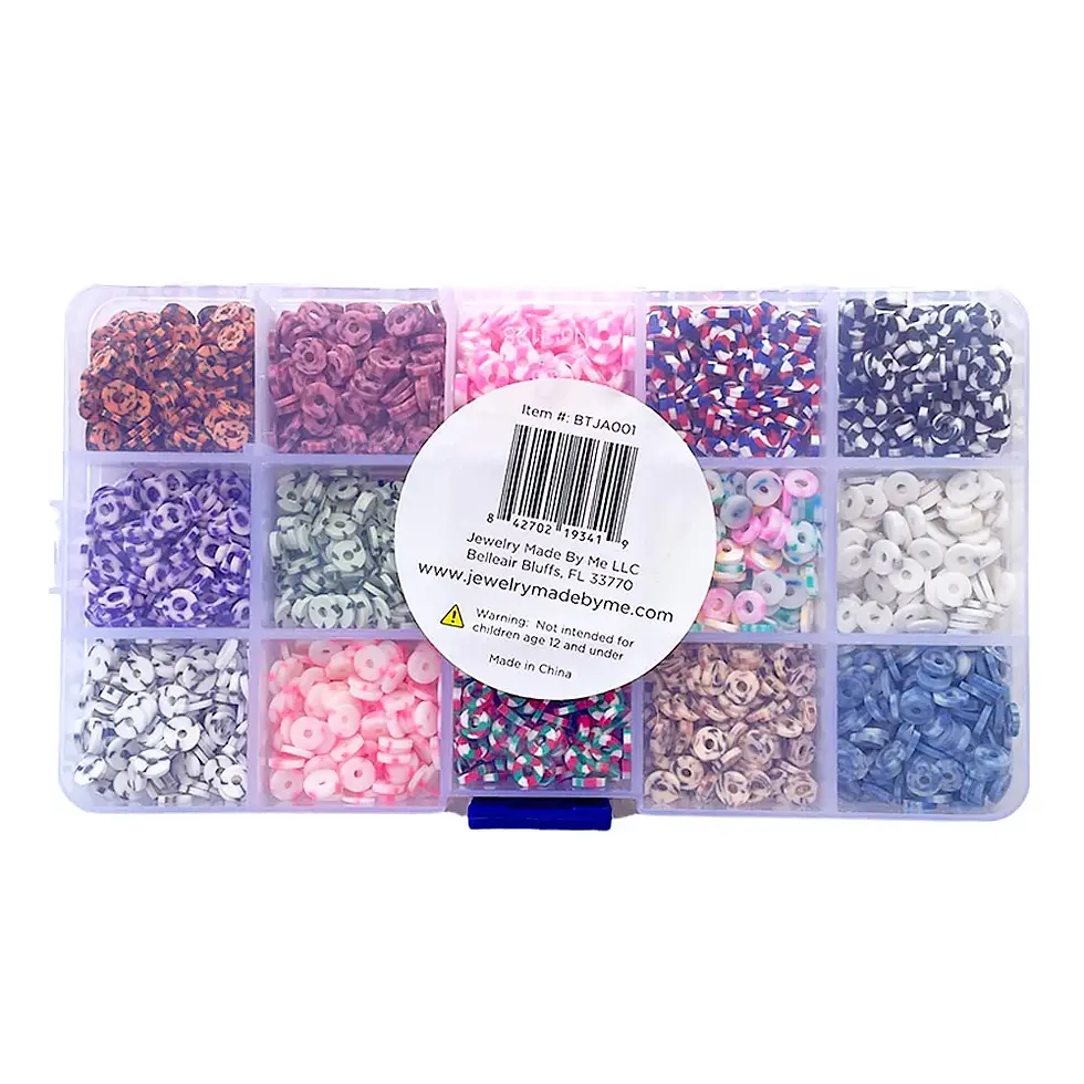 Thumbnail: Speckled & Striped Heishi Box DIY Bead Kit