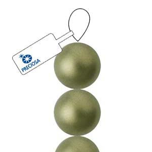 4mm Pearl Dark Green Preciosa