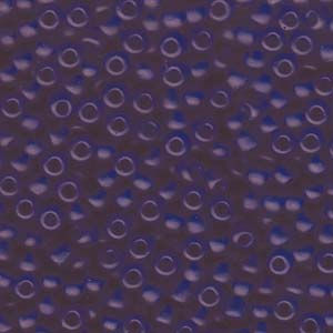 Size 6 Matte Transparent Cobalt Seed Bead 6-9151F