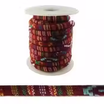 Thumbnail: 6.5mm Round Serape Cotton Cord (5 Colors)