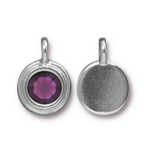 Thumbnail: Stepped Birthstone Charm 94-6745