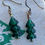 Thumbnail: Emerald Green Christmas Tree Earrings Kit