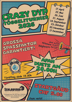 Das monatliche Spass-Töggeliturnier