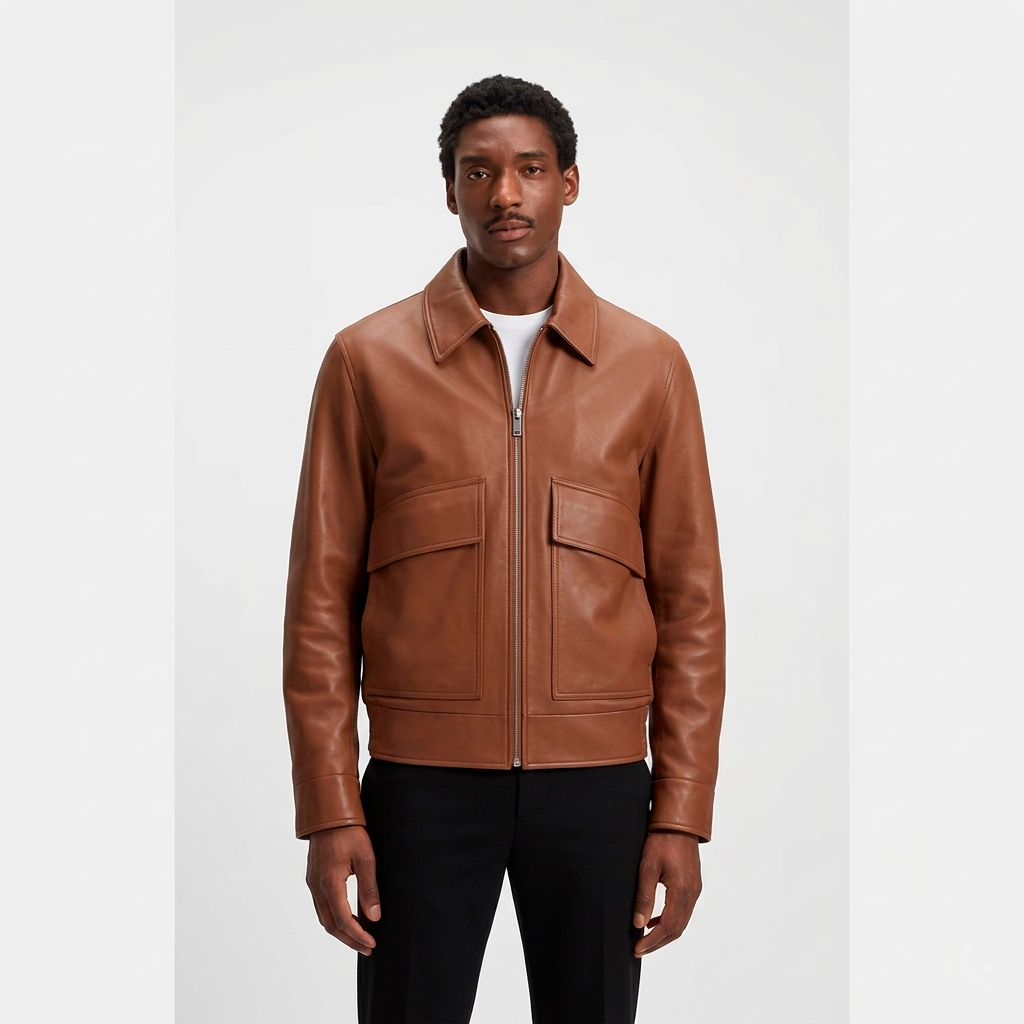 Campera cuero Boss C-MELANCHI