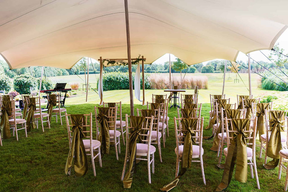 The Hidden Oak outdoor ceremony space Mick Merriott Photography