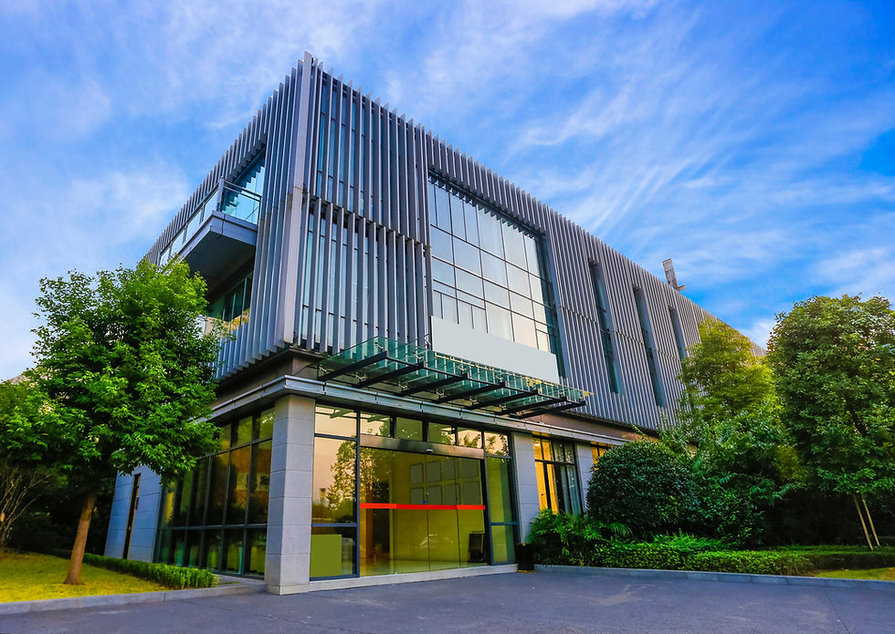 The office building is at dusk..jpg