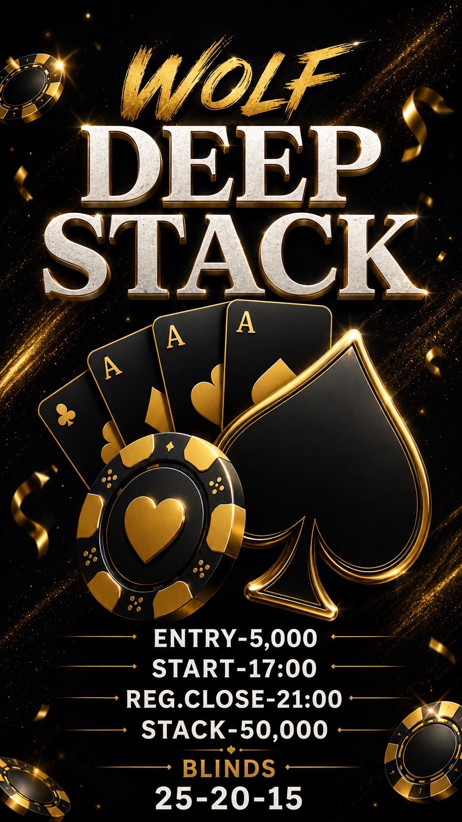 WOLF DEEPSTACKの開催案内