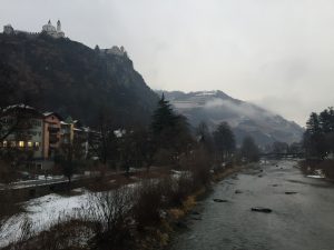 The Adige River running through Bolzano, Alto Adige
