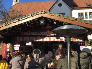 Bratwurst in Vipiteno Christmas Market