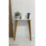 Marble effect top on beautiful oak legs 