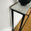 Thumbnail: Marble effect black framed console table