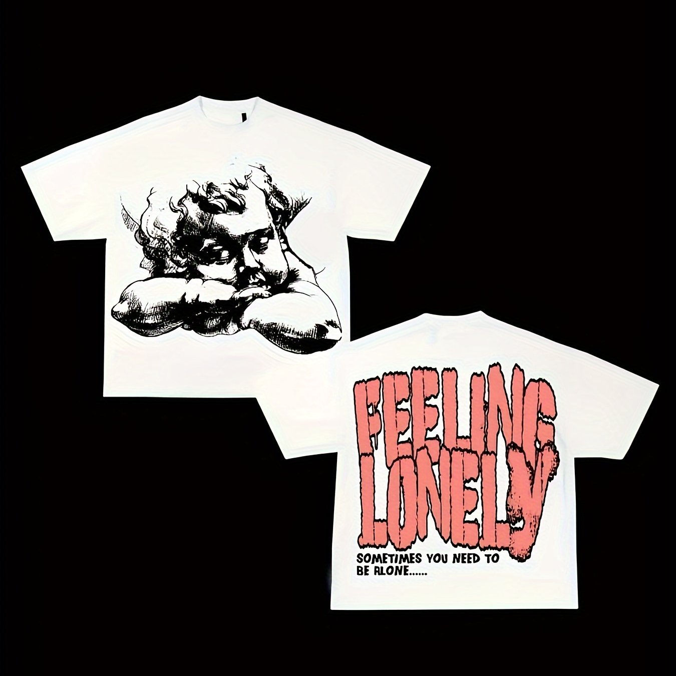 Y2K Graphic Print Crew Neck T-shirt, Casual Short Sleeve Top for Spring & Summer