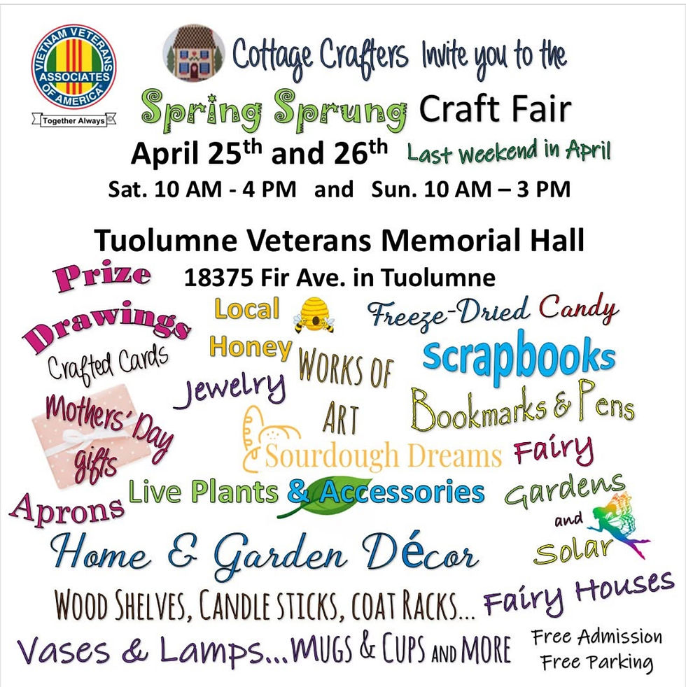 Spring Sprung Craft Fair
