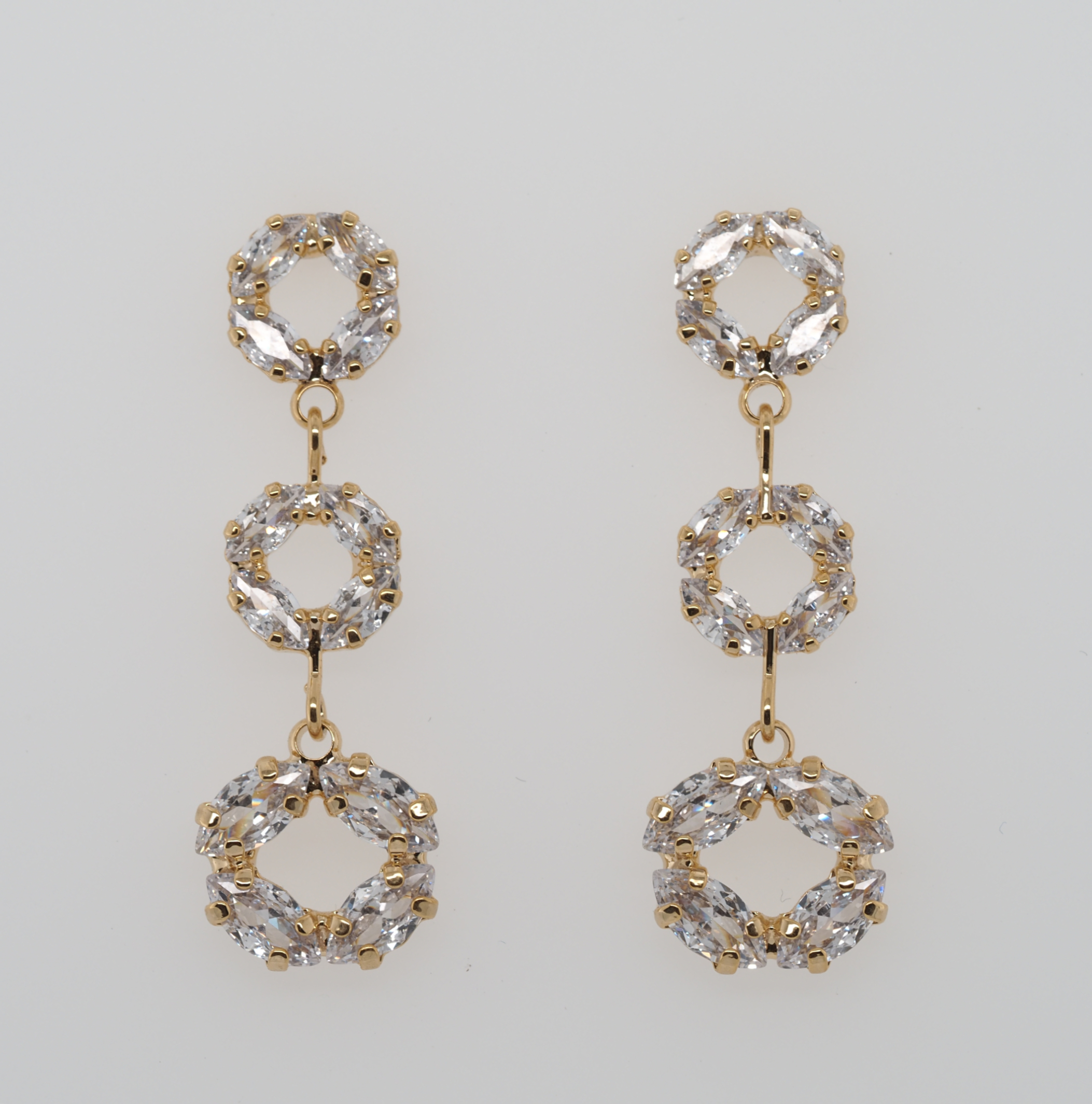 Celestial Link Drop Earrings