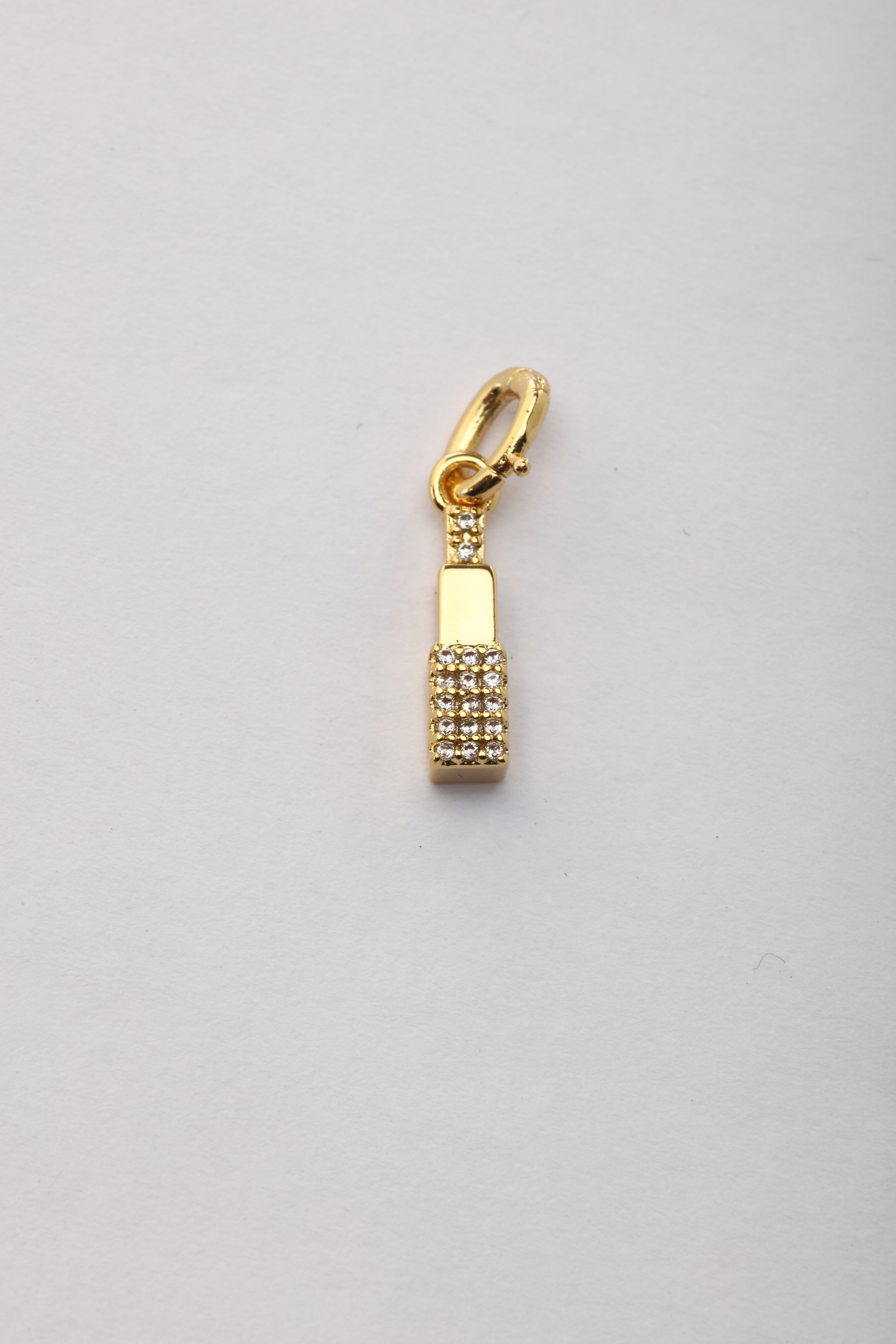 CZ Lipstick Charm
