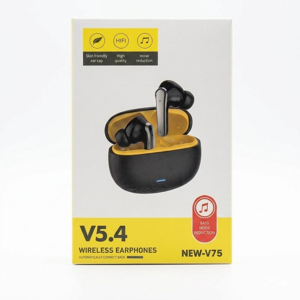 Thumbnail: Wireless Earbuds Bluetooth 5.4 Noise Cancelling Headphones for Sleep & Sports H
