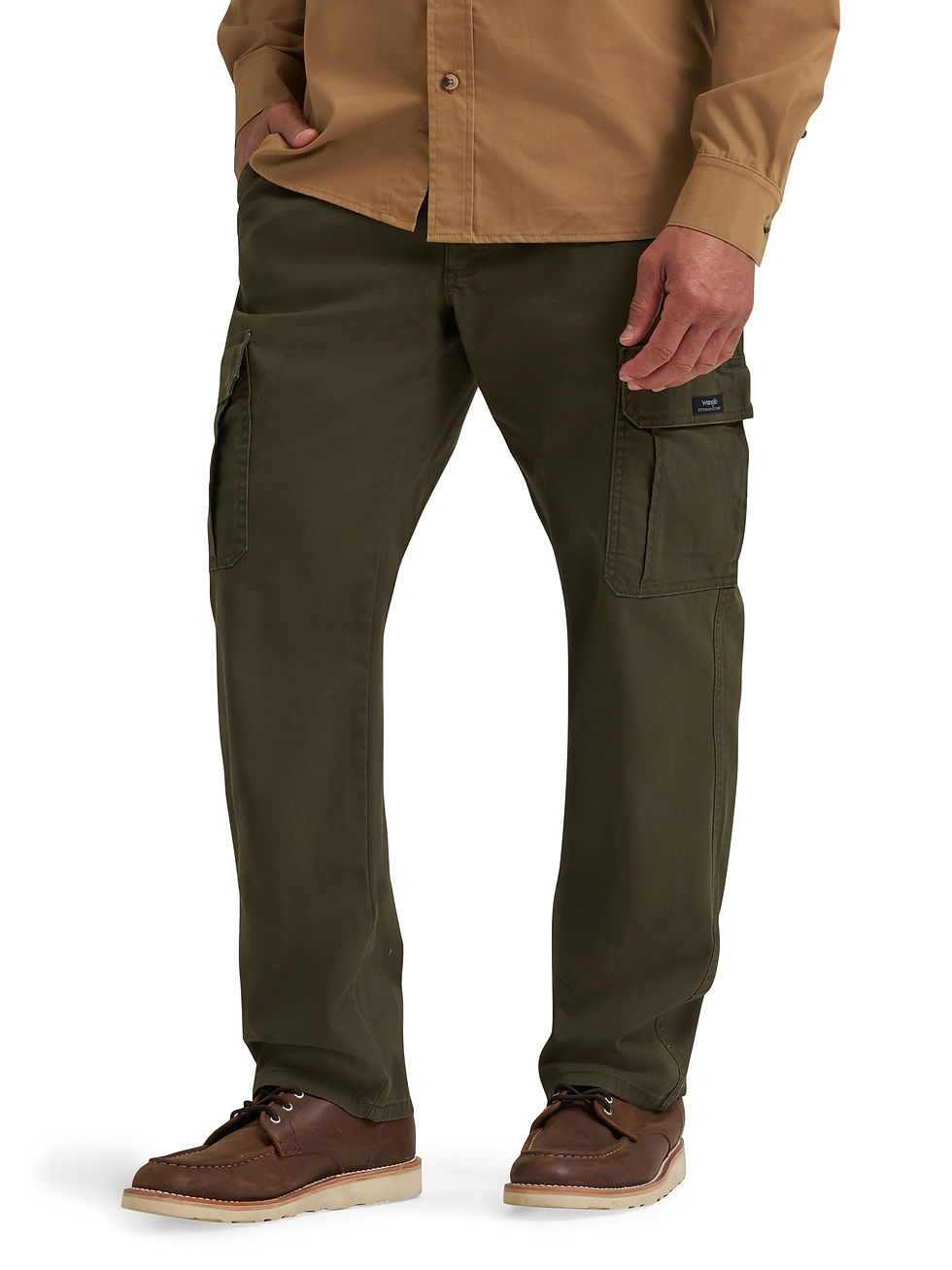 Thumbnail: Big Mens Relaxed Fit Cargo Pants With Stretch