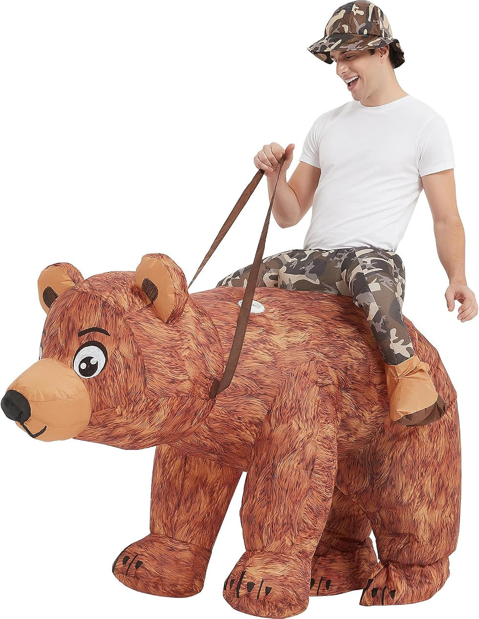 Thumbnail:  Inflatable Halloween Bear Costume Adult