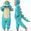 Thumbnail: Kids Boys Girls Halloween Onesie Pajamas Cosplay Halloween Animal Costume Pajam